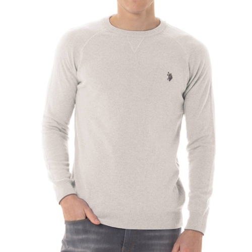 Pull en laine Us Polo Assn homme écru