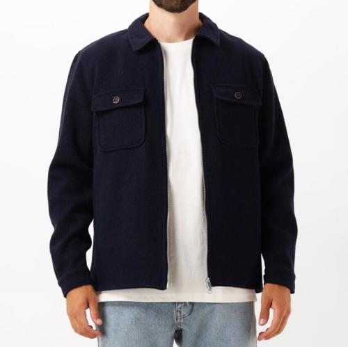 Veste Blouson laine Anerkjendt bleu marine