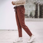 Pantalon Chino Freeman T Porter femme Claudia cappuccino