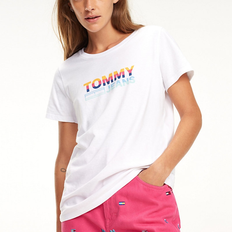 tommy hilfiger multicolor t shirt