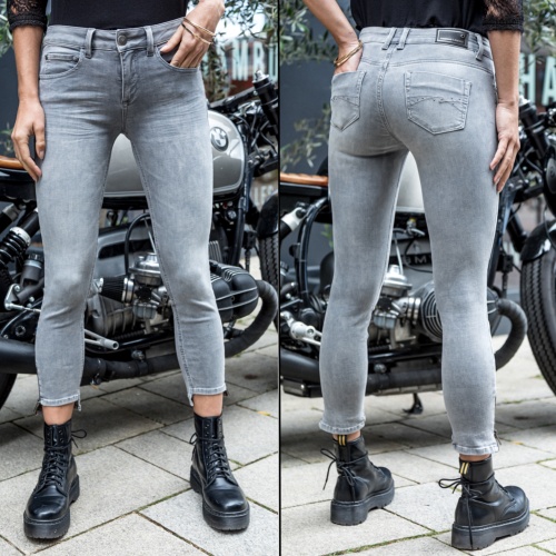 Jean 7/8 éme femme Freeman T Porter Axelle gris foston