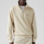 Sweat col montant zippé Levis ® beige