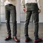 Jeans homme Freeman T Porter Jimmy kaki