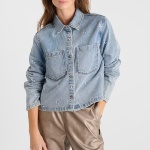 Veste en jeans femme Le Temps des Cerises Apolo