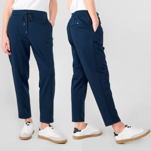 Pantalon femme Le Temps des Cerises Rosi bleu marine