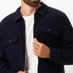 Veste Blouson laine Anerkjendt bleu marine