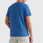 T Shirt Tommy Hilfiger homme bleu regatta avec poche