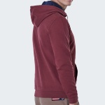 Sweat à capuche Us Polo Assn Rain bordeaux