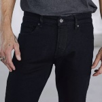 Jean homme Freeman T Porter Dustee Noir coupe slim