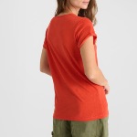 T Shirt Le Temps des Cerises femme Small V rouge