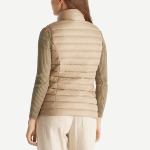 Doudoune sans manches Jott Seda beige pour femme