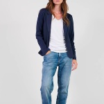 Veste blazer Le Temps des Cerises Oscar bleu marine