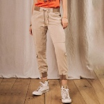 Pantalon cargo femme Freeman T Porter Celine Jazz beige